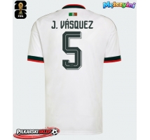 Meksyk Johan Vasquez #5 Koszulka Wyjazdowa MŚ 2026 Krótki Rękaw